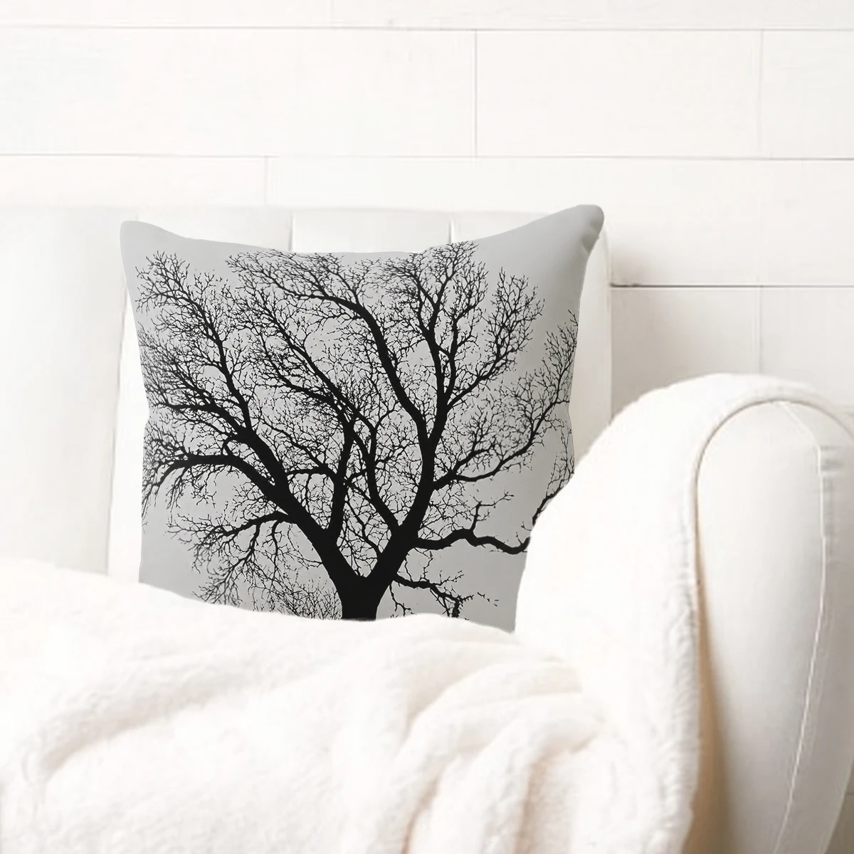 Trendy Slogan Print Polyester Pillow Cover - Stylish Decorative Cushion Case for Sofa, Bedroom, Living Room, No Insert Included
