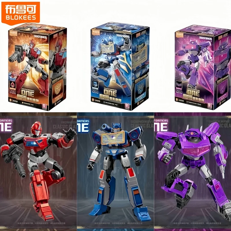 

In Stock Blokees Transformers One Classic Class Soundwave Ironhide Shockwave Assembled Figures Movable Models Toys Gifts