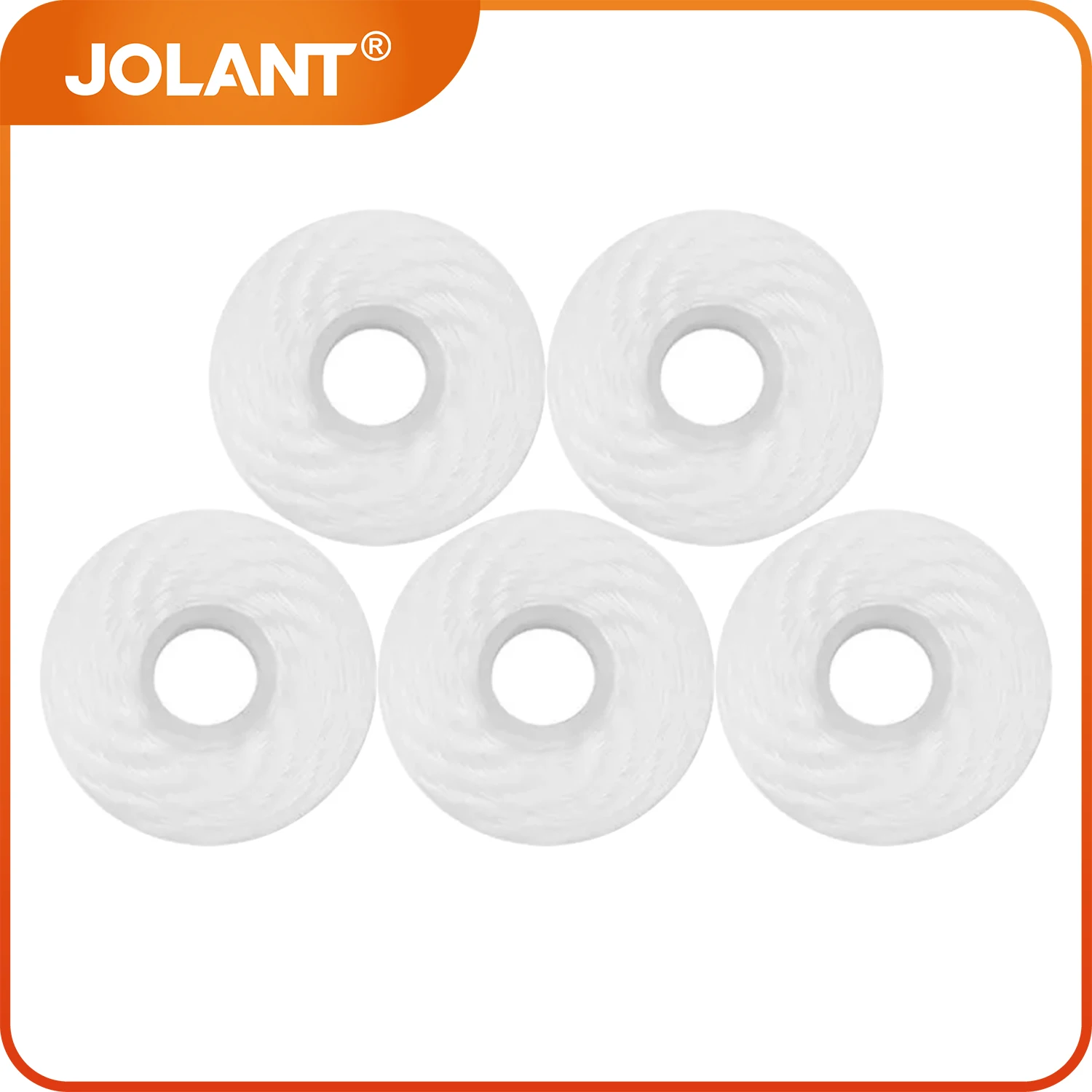 

JOLANT 5 Rolls 50m Dental Flosser Oral Hygiene Teeth Cleaning Dental Floss Spool Wax Mint Toothpick Flosser Teeth Flosser