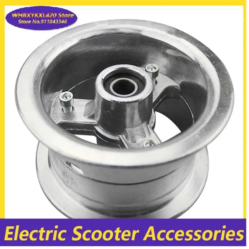 4 بوصة سبائك الألومنيوم محور العجلة الحافات استخدام 3.00-4 3.50-4 4.10-4 4.10/3.50-4 90/90-4 الإطارات للغاز سكوتر كهربائي دراجة نارية صغيرة