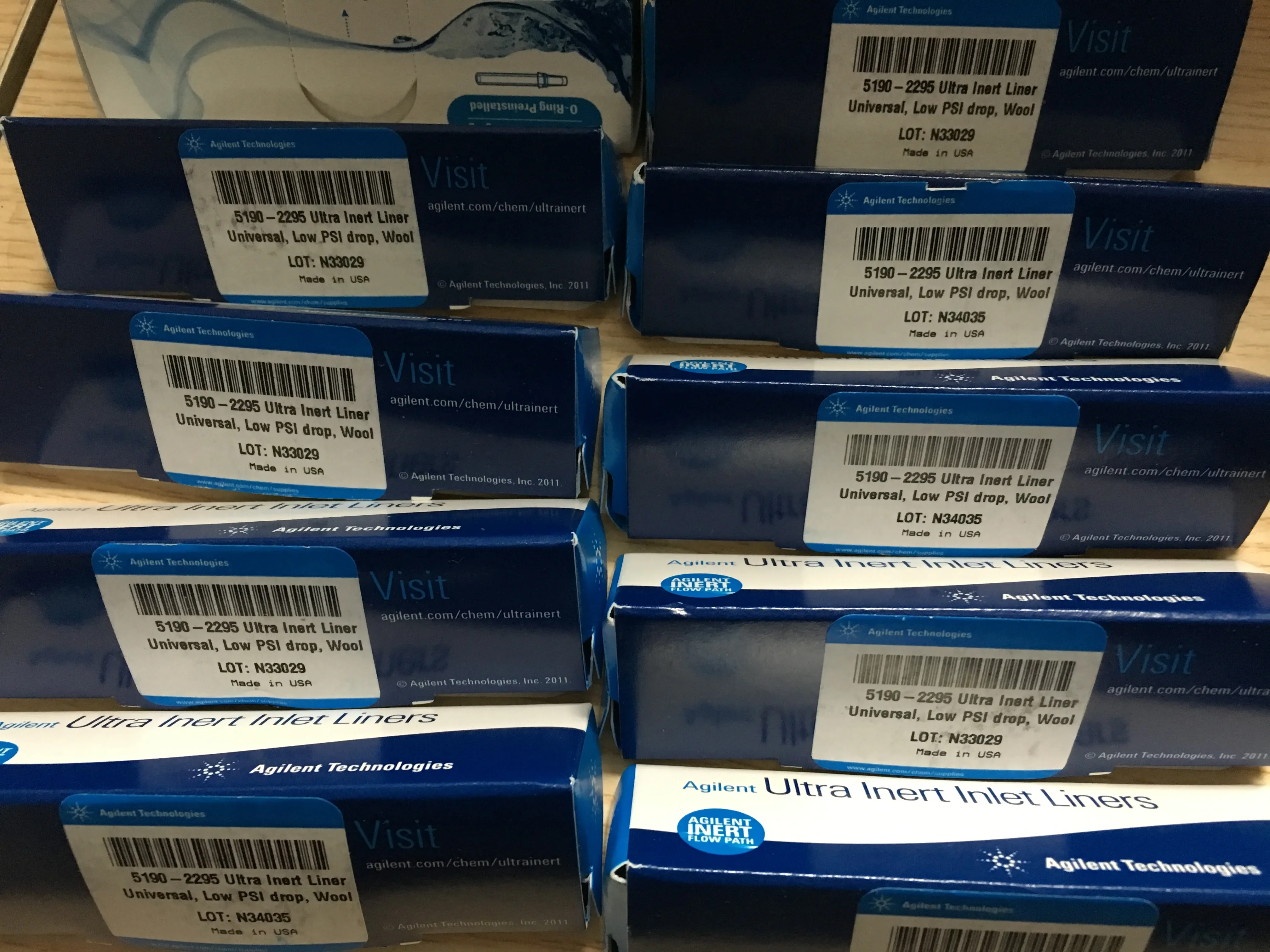 Agilent Ultra Inert Liners 5190-2295 Inlet Split Liners