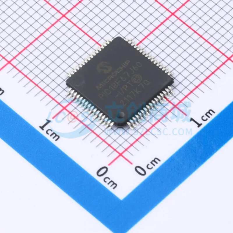 1 PCS/LOTE PIC18F67J60-I/PT PIC18F67J60T-I/PT PIC18F67J60 TQFP-64 100% New and Original IC chip integrated circuit