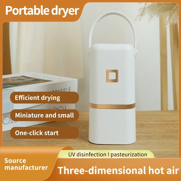 Lightweight Cloth Drying Machine Travel Mini Cloth Dryer Air Heating Foldable Portable Clothes Dryer With Bag