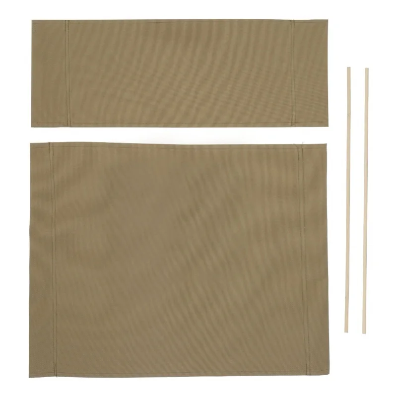 غطاء كرسي مقاوم للغبار ومقاوم للماء من قماش أكسفورد لمقعد نادي المخرج كاكي #1