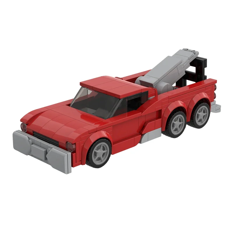 

297PCS MOC City Champions Super Car Hot Wheels Tow Jam Model Technology DIY Creative Building Blocks Display Birthday Gift Home