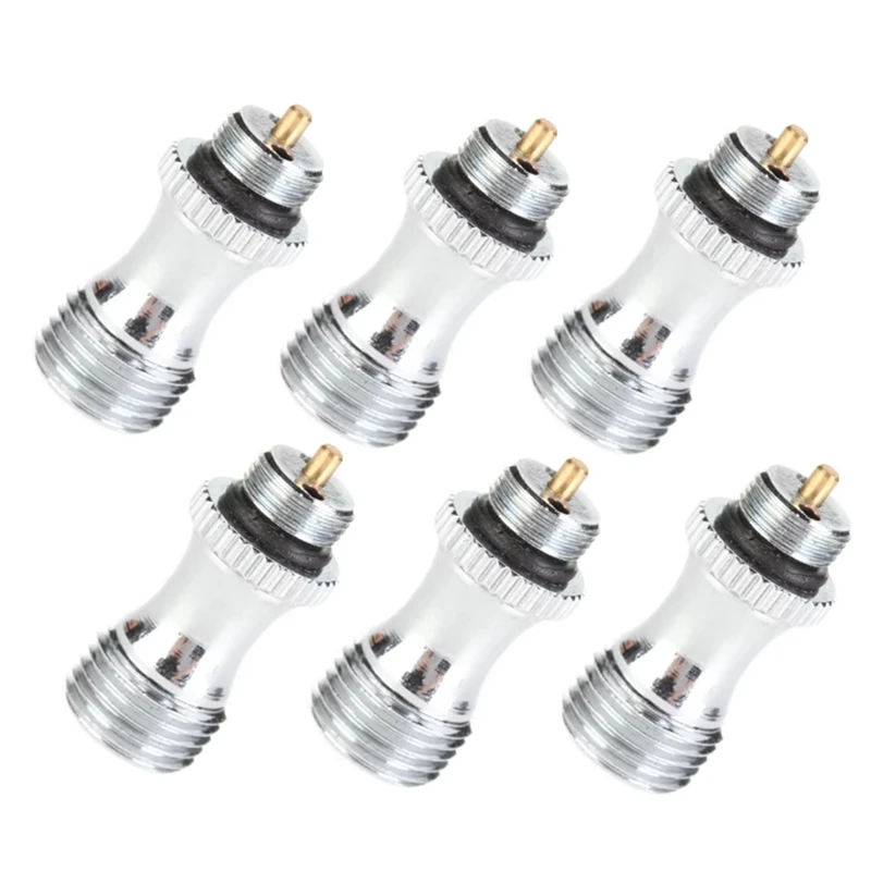 6Pcs Stainless Steel Air Valve For Airbrush Paint Spraying Airbrush Machine Part Airbrushing Supplies