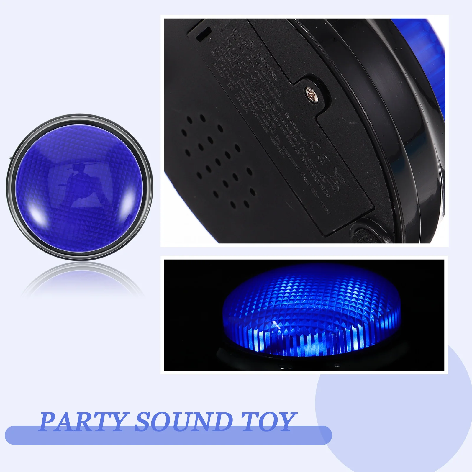 

Звуковая кнопка, пластиковая игровая кнопка для вечеринок со световой сигнализацией, звуковая сигнализация для офиса, свадьбы, задней двери, фестивальные принадлежности для вечеринок