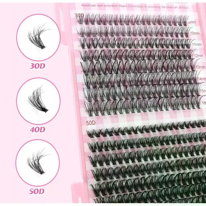 640개 30D+40D+50D 클러스터 속눈썹 연장 키 - Eyelash Extension Cat Eye 리뷰 및 가격