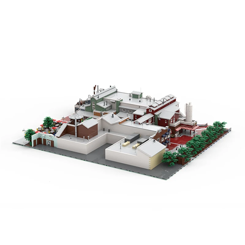 เมืองสถาปัตยกรรมสมัยใหม่ Pacific Pier ชุด Modular Building Block ประกอบอิฐของเล่นเด็กคริสต์มาสของขวัญ