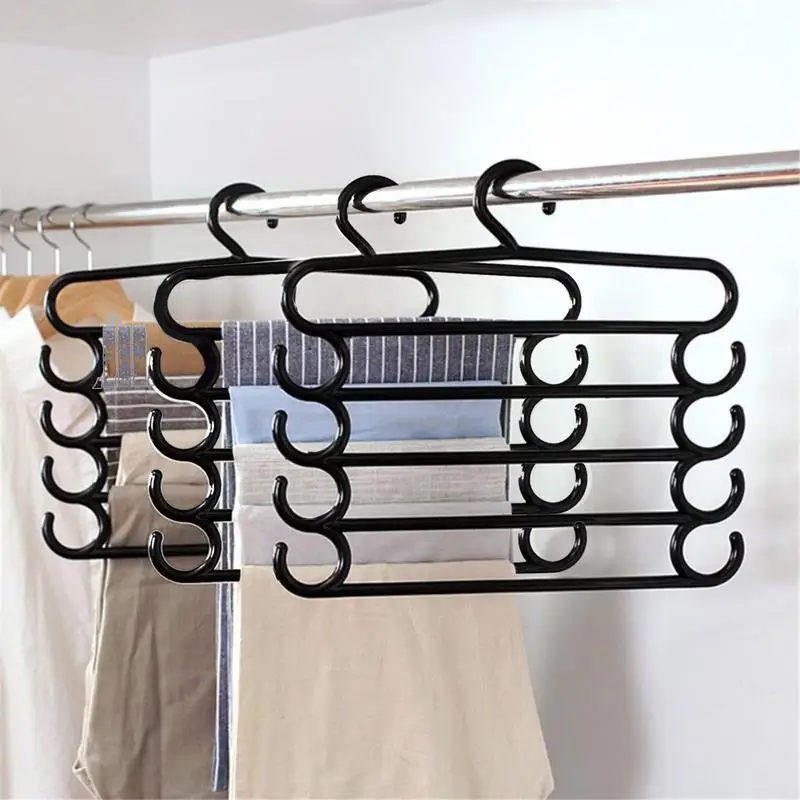Appendiabiti per Jeans salvaspazio organizzatore per armadio antiscivolo sciarpa Jeans e Organizer per leggings Organizer per armadio e portaoggetti per dormitorio