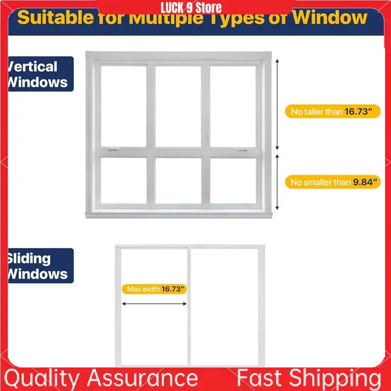 

Adjustable AC Window Lock Bar, Small Window Security Bars For Child Safety, Window Stoppers For Vertical Sliding-AB52