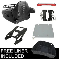 Motorcycle King Trunk Luggage Rack Plate For Harley Touring Road King Electra Glide Road Glide 2014-2025