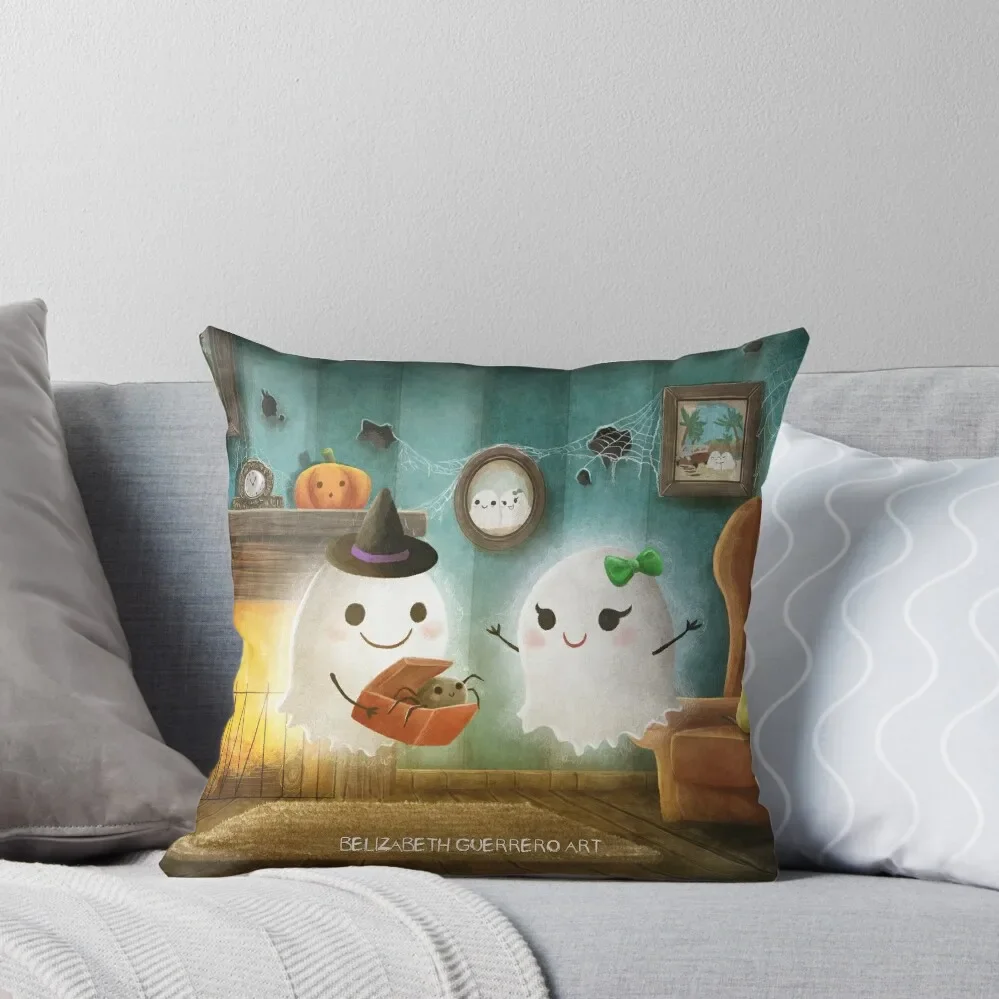 

Halloween Ghosts Love Throw Pillow ornamental pillows Custom Cushion Photo Pillow Cases Decorative pillow