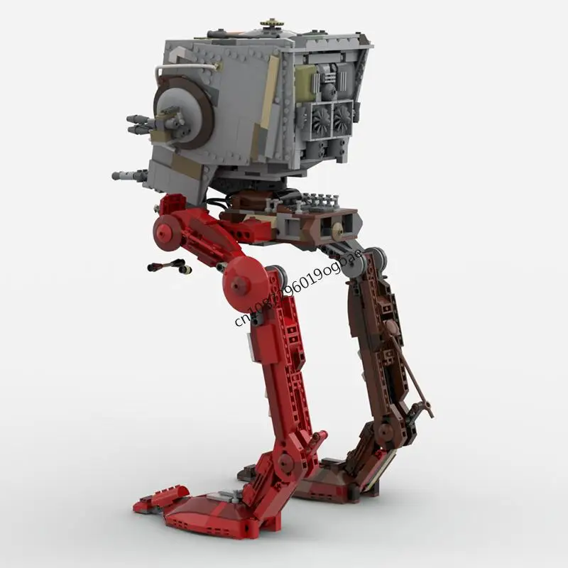 ใหม่ 1568PCSที่มีชื่อเสียงStar Battleภาพยนตร์MOC AT-ST Raiderหุ่นยนต์DIYสร้างสรรค์ไอเดียของเล่นเด็กประกอบปริศนาของขวัญวันเกิด