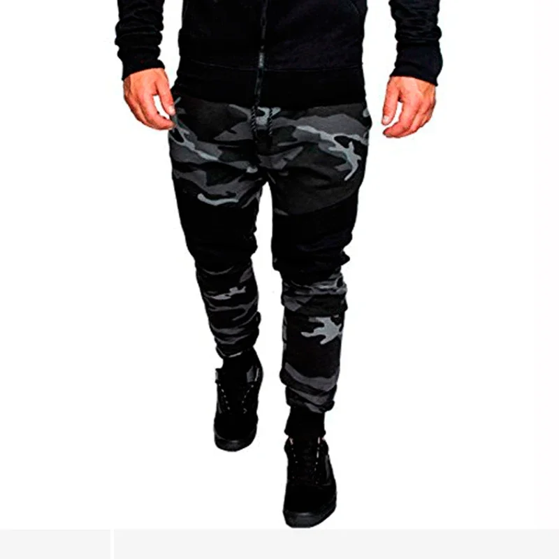 2024 new Casual Tactical Cargo Pants Men Multi Pocket Camouflage Sweatpants Men Spring Autumn Pencil Harem Jogger Trousers