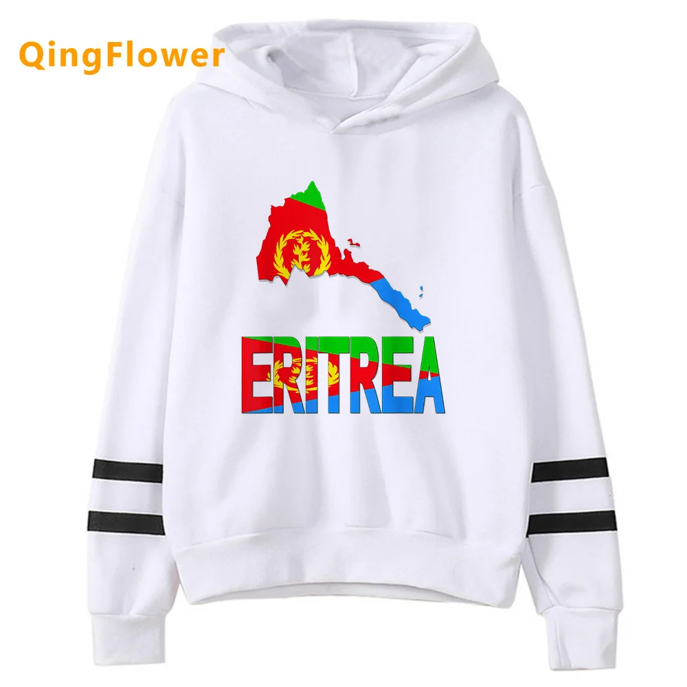 Eritrean hoodies women y2k aesthetic 90s Fleece Korean style tracksuit female Winter  clothes