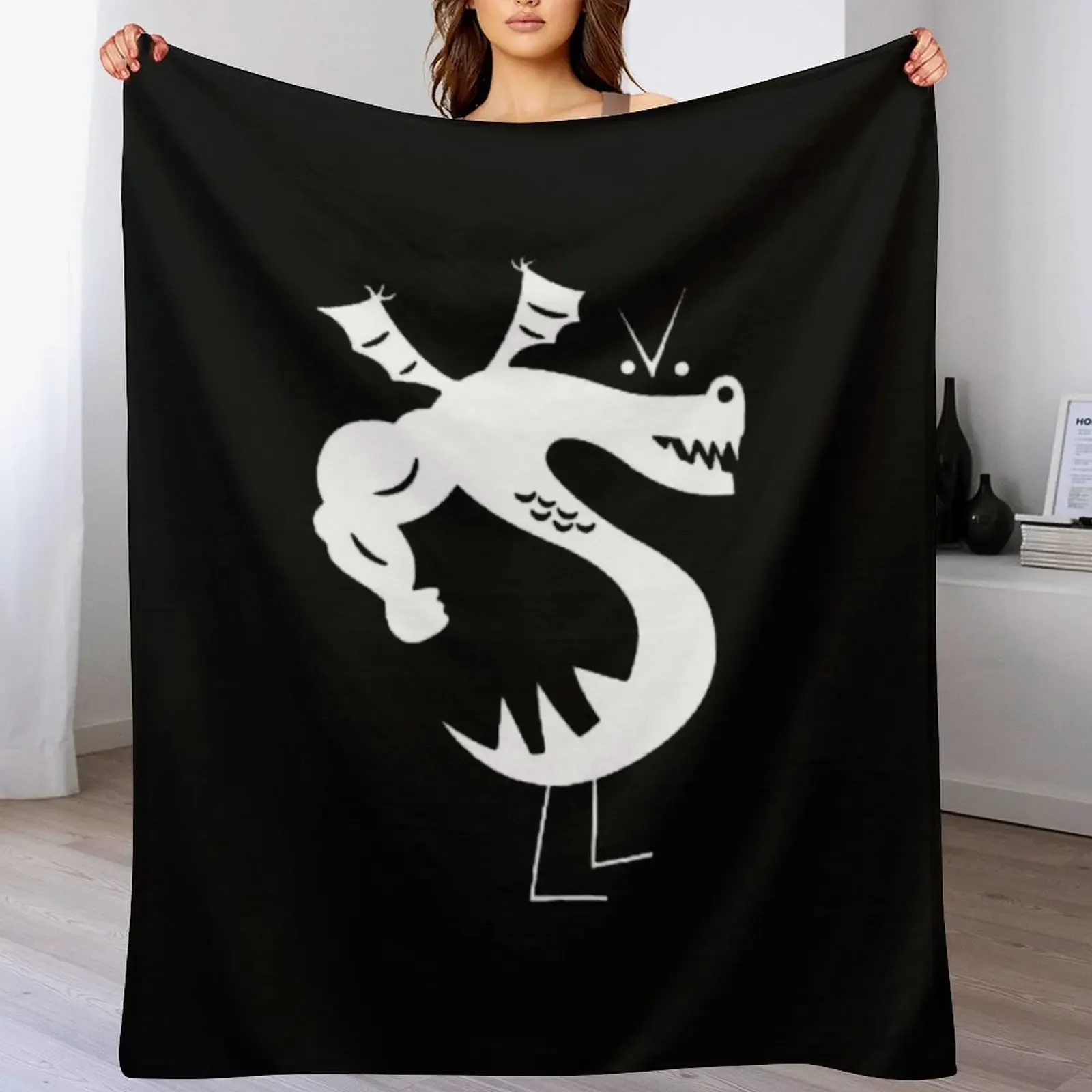 

Trogdor the Burninator Dragon Throw Blanket Shaggy Decorative Beds Decorative Sofa Blankets