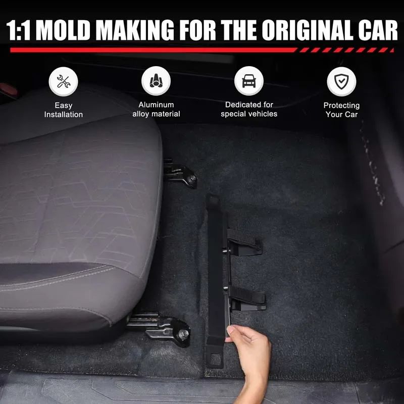 

Для Toyota Tacoma 2016-2022 автомобильный второй пилот из алюминиевого сплава, переднее пассажирское сиденье, кронштейн для пожаротушения, аксессуары для интерьера автомобиля