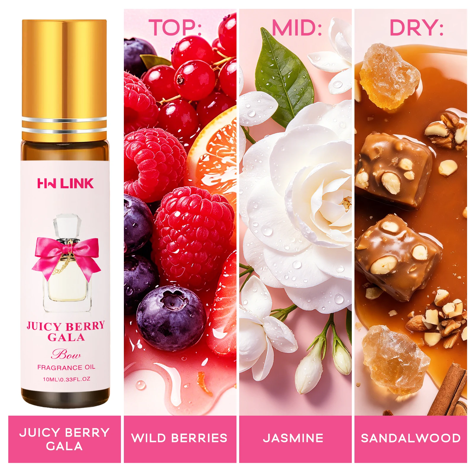 10ml Juicy Berry Gala Essential Oil Fruit Floral Scent Home Fragrance Diffuser Oil Women Gift Candle Making Car Air Freshener - view 2