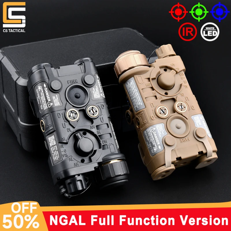 

Tactics NGAL Nylon Plastic IR Laser Funcional Red Green Blue Dot Sight Laser Pointer Hunting Airsoft Weapon Light Fit 20mm Rail