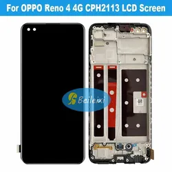 For OPPO Reno 4 5G PDPM00 PDPT00 CPH2091 LCD Display Touch Screen Digitizer Assembly For OPPO Reno4 4G Reno 4 CPH2113