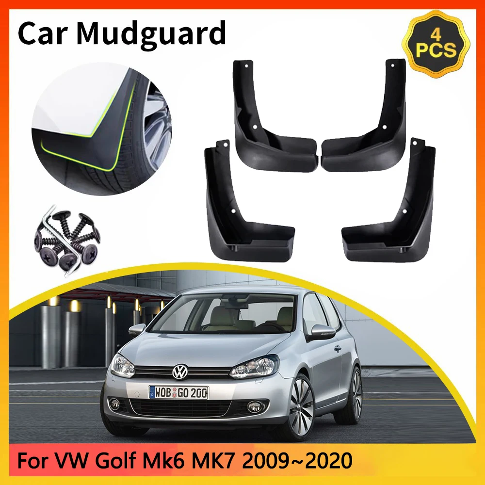 

Для Volkswagen VW Golf 6 7 Mk6 MK7 6-й 6Gen 7th 7Gen 2009 ~ 2020 автомобильные брызговики брызговики брызговики брызговики крыло