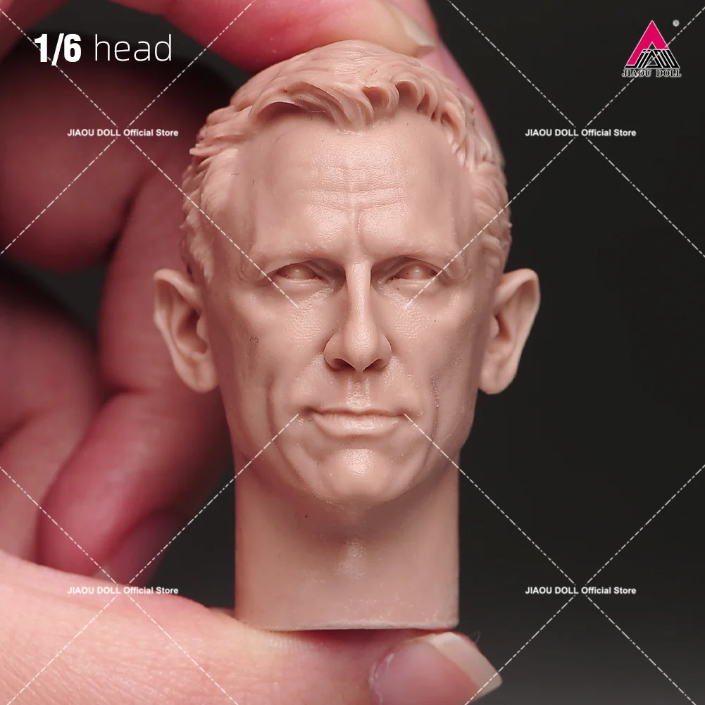 In Stock Unpainted 1/6 Head Sculpt Korea China American Character Carving Fit 12\'\' Male Female Soldier Action Figure Body Dolls