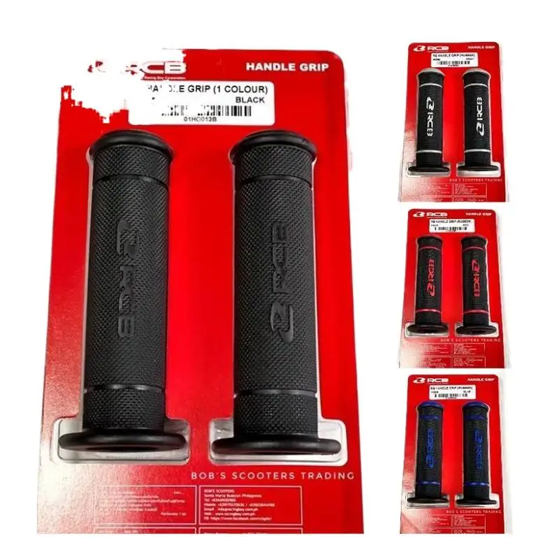 RCB Motorcycle Handlebar Grips Durable Original Non Slip Texture Comfortable Grip For Street Dirt Bike Off Road Riding