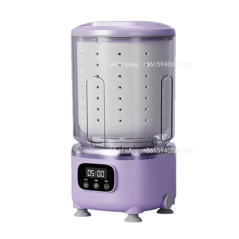 

No Installation Mini Washing Machine Wireless Portable All-in-One Cleaner for Underwear Socks Personal Laundry