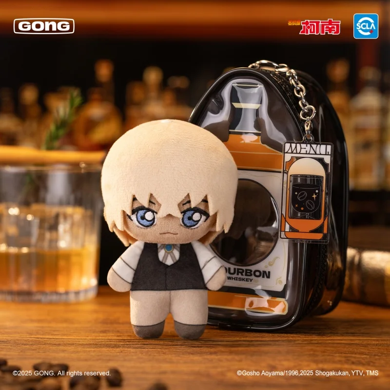 新しい本物のGONG名探偵コナン黒の組織ワインリストシリーズぬいぐるみペンダントボボンライ麦かわいいモデルアニメフィギュアギフト