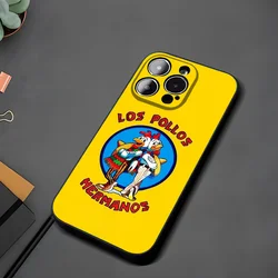 Breaking Bad Chicken Los P-Pollos Hermanos Phone Case For Iphone 15 11 13 14 Pro Max 7 8 Plus X Xr Xs Max Se2020 12 Cover Case