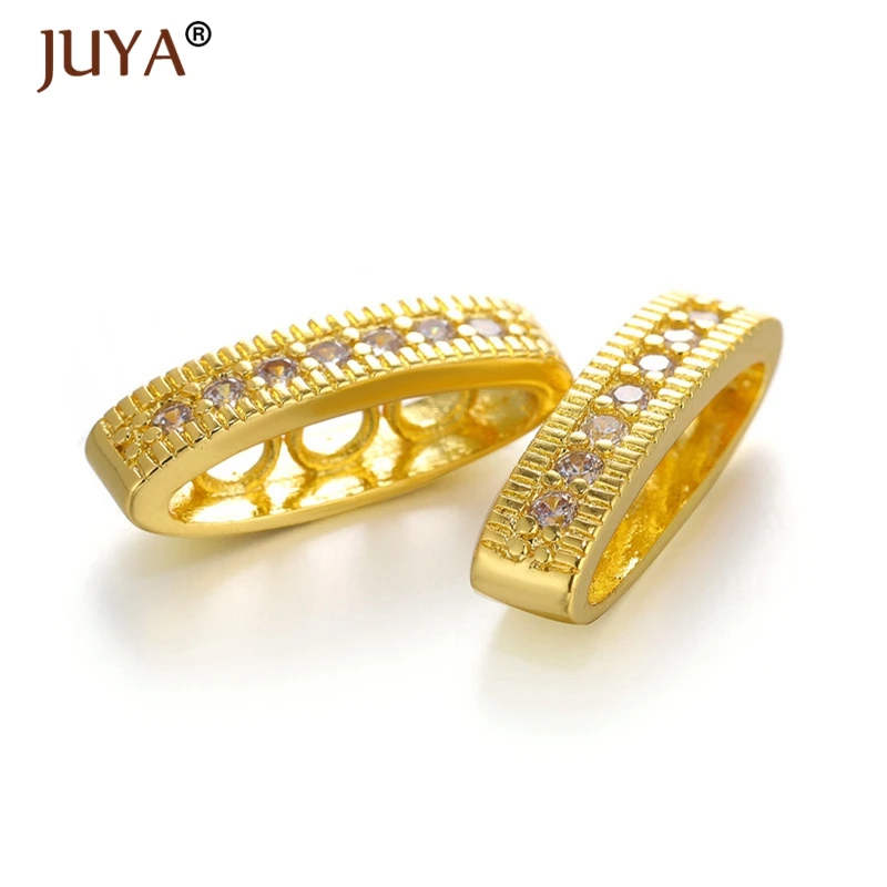 Supplies For Jewelry Shining Zircon Czech Beads For Bracelet Jewelry Making Diy Copper Micro Pave Charms Beads Beading Bijoux