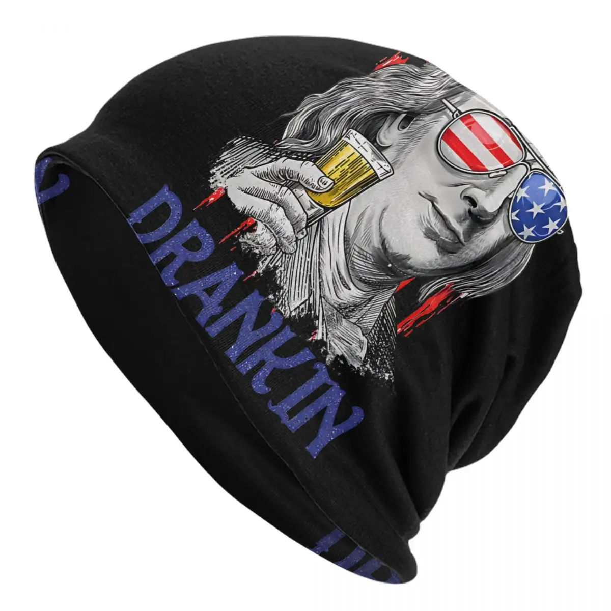 Independence day Autumn Spring Hats Awesome Thin Hat Bonnet Special Skullies Beanies Caps Men Women's Earmuffs