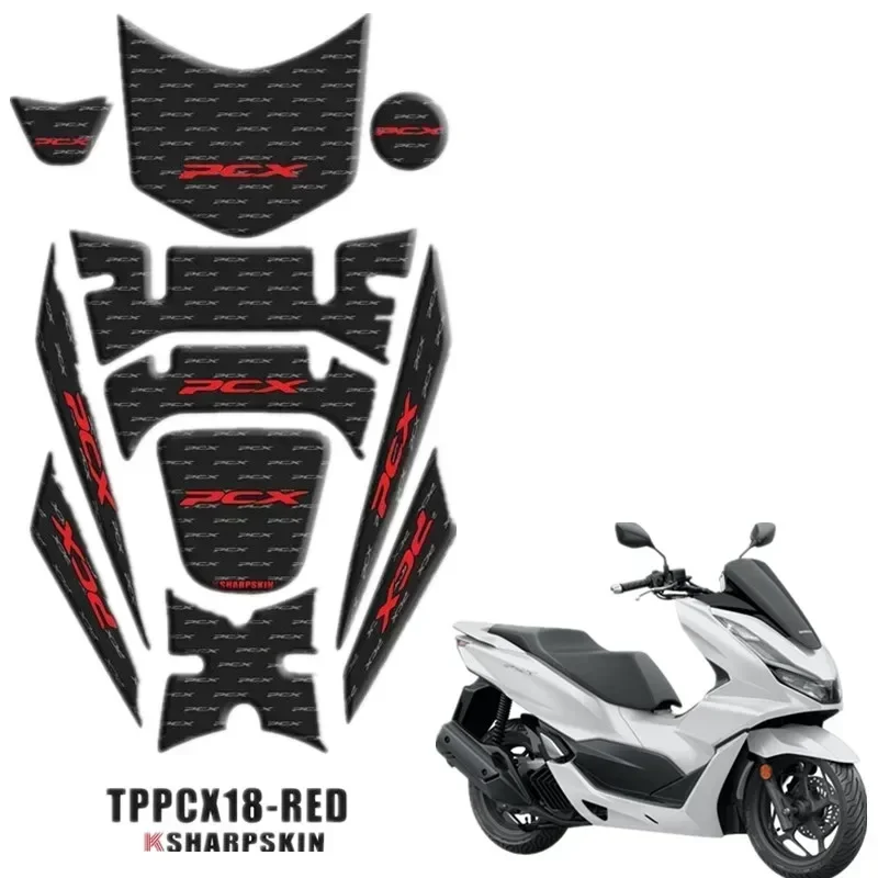 

Для Honda PCX 125 150 PCX125 PCX150 2018 2019 защитная накладка на бак мотоцикла 3D гелевая Наклейка Стикер-1