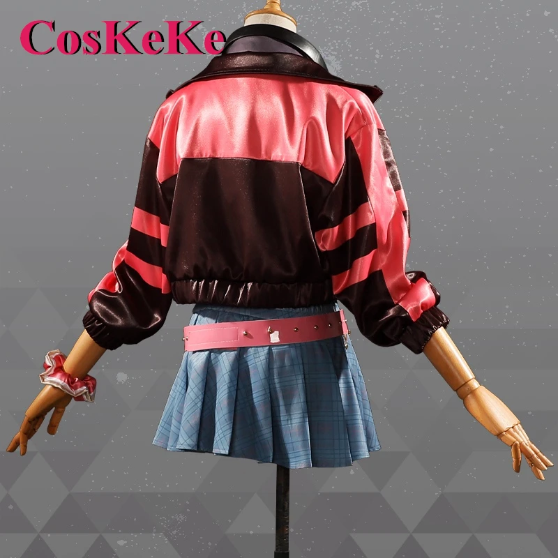 CosKeKe Kotoka Torahime Cosplay Anime Vtuber XSOLEIL Costume Sweet Lovely Uniform Skirt Women Full Set Role Play Clothing S-XL