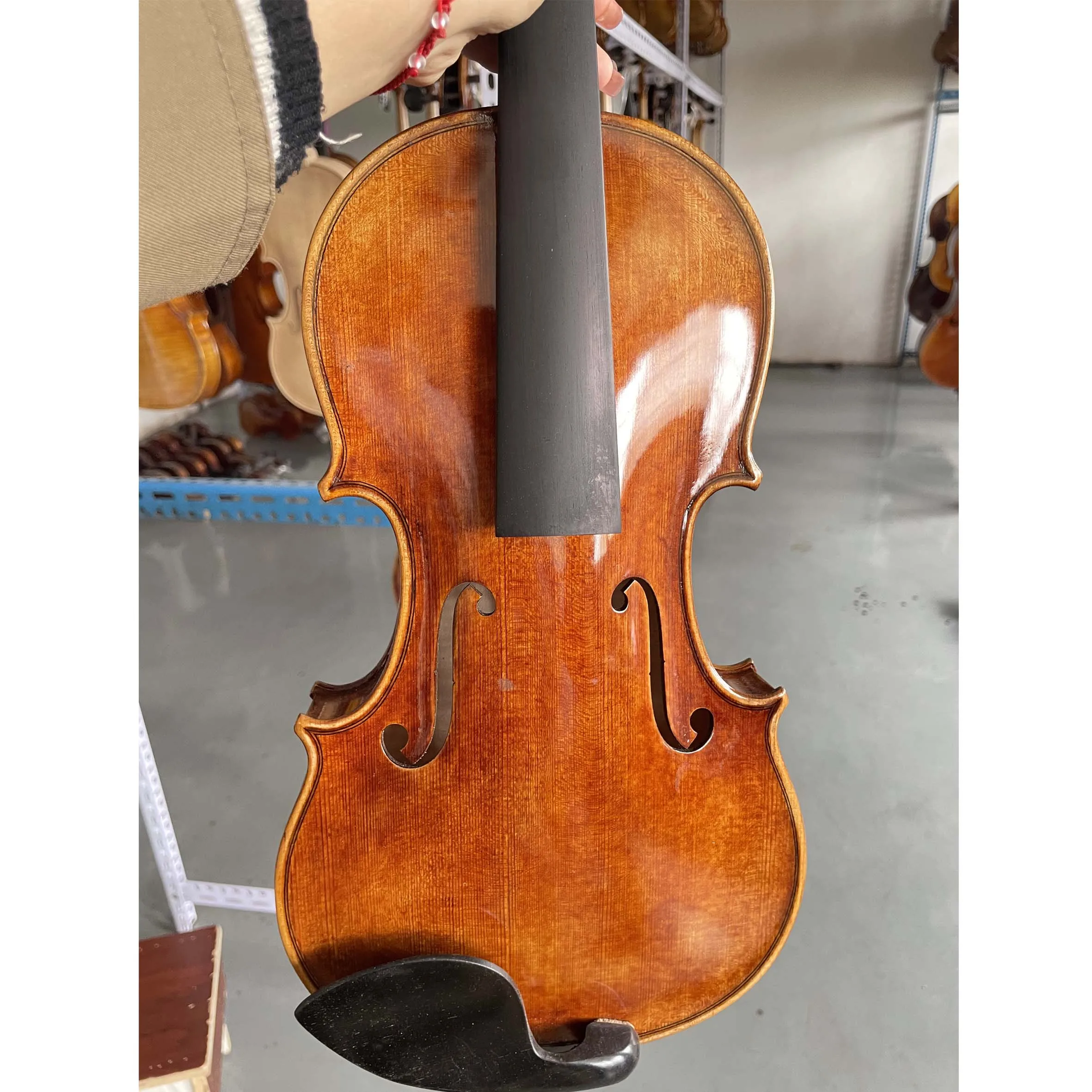 Professional European Aged Spruce and Flamed Maple Full Size 4/4 Violin