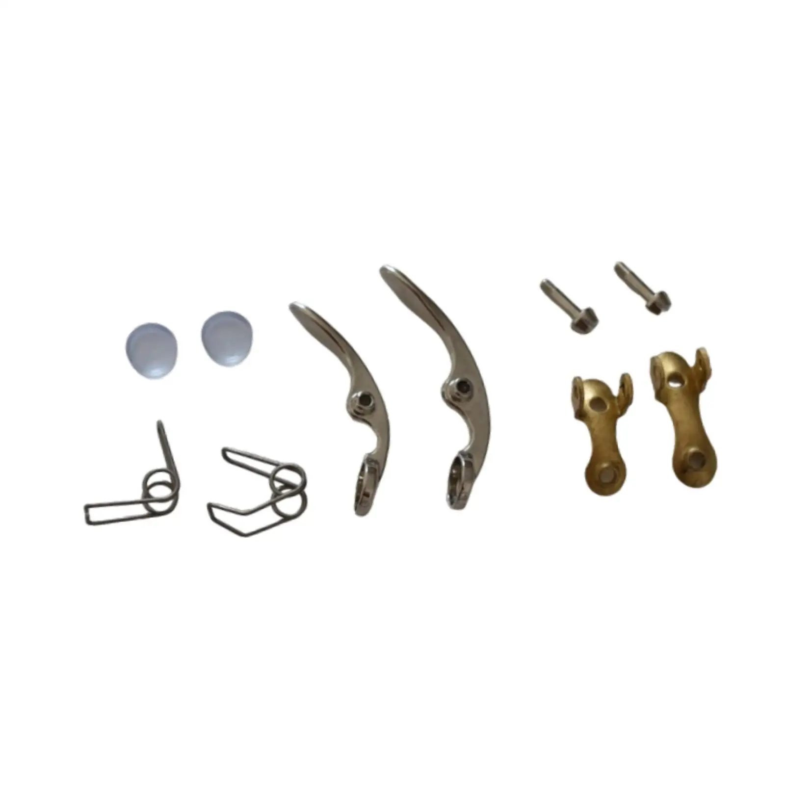 Metal Trumpet Water Key Spit Set with Springs Shafts and Washers for Brass Instrument Drain Valve Repair Kit