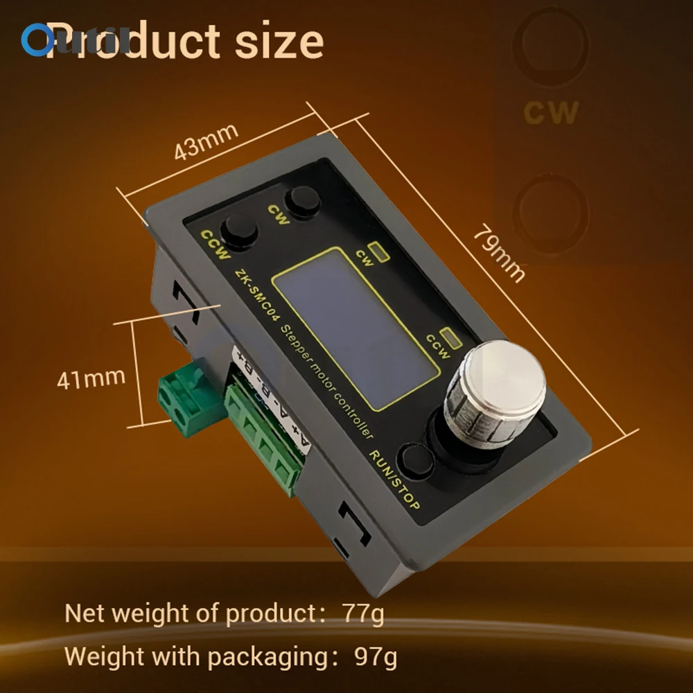 

SMC04 DC10-30V High-power Stepper Motor Drive integrated 42 57 86 Stepper Motor Forward And Reverse Control Motor Controller ﻿