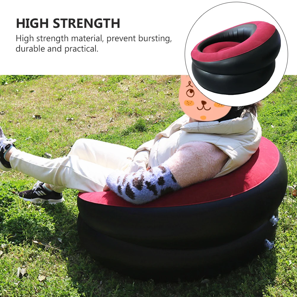 

Inflatable Sofa Foldable Lazy Bed Nylon Seat Blank Pvc Stool Child Portable Couch