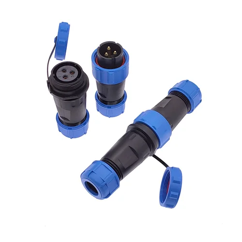 Imagen 2 del producto Conectores impermeables SP21, enchufe IP68 sin soldadura, macho hembra, 2 pines, 3 pines, 4 pines, 5 pines, 6 pines, 7 pines, conexión de tornillo SL21