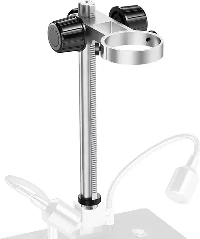 Tomlov microscópio digital suporte de liga de alumínio br02 suporte ajustável pós suporte máximo 1.65 "de diâmetro para dm10 ad206