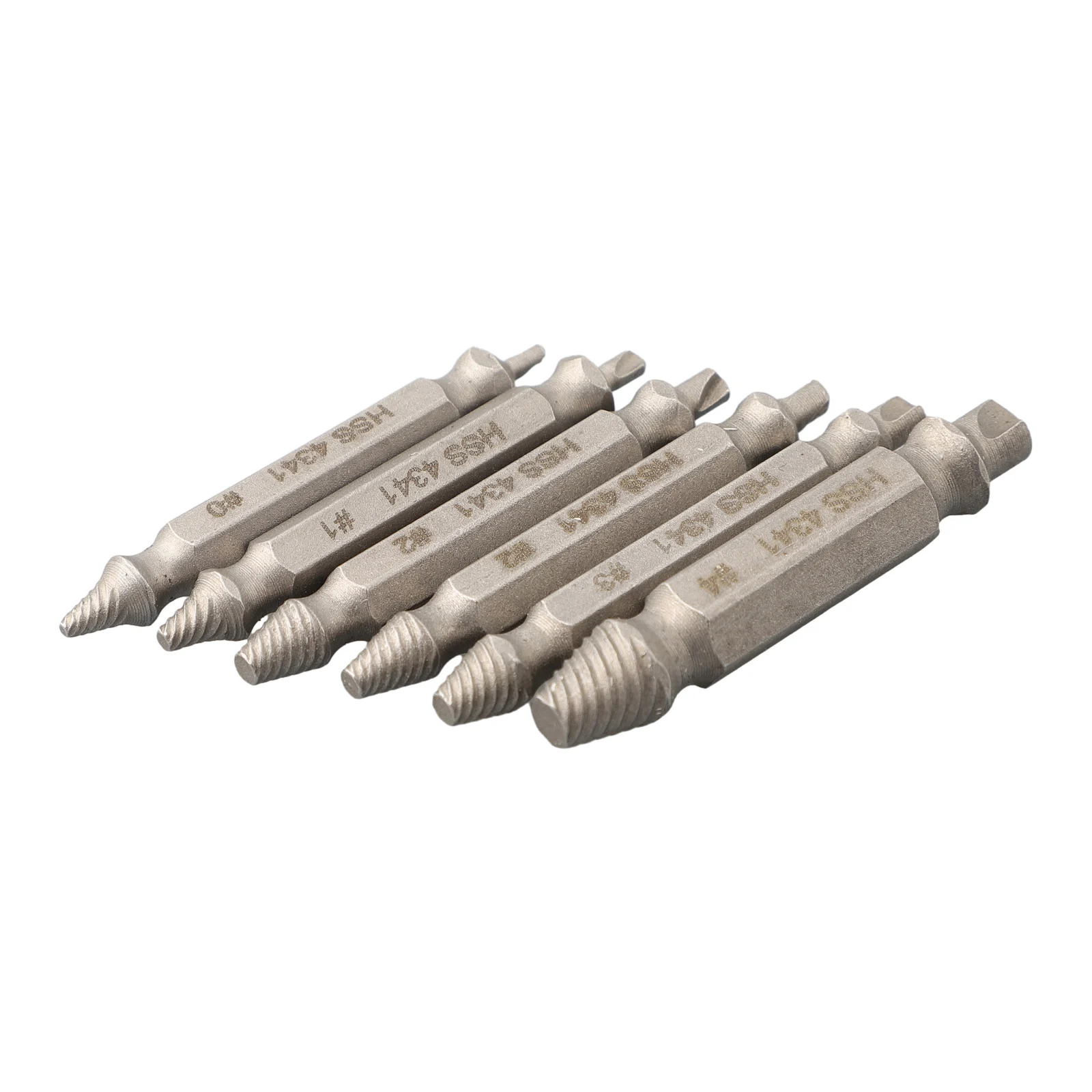 Broken Bolt Damaged Screw Extractor Set Damage Screw Remover Extractor High Speed Steel Hobbyists Homeowners Mechanics