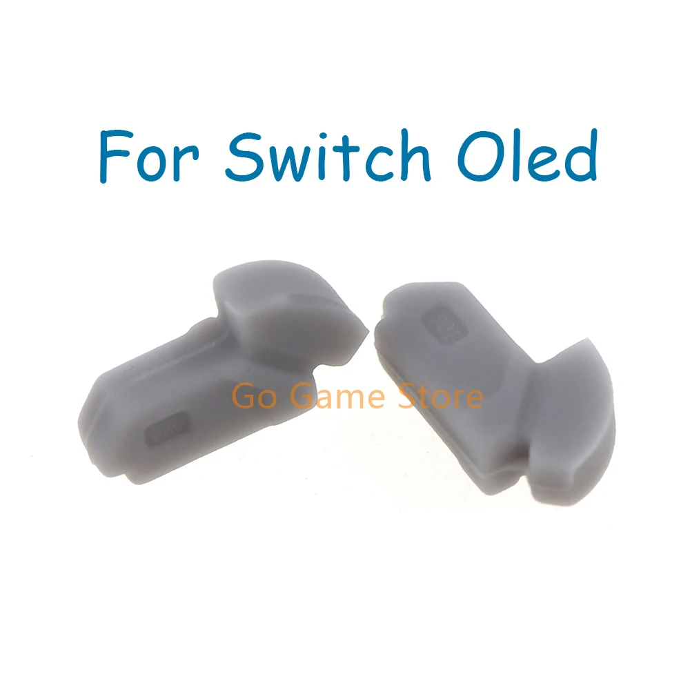 

4pcs=2pairs Replacement Anti-slip Rubber Plug Feet Pad For Switch OLED Game Console Accessories
