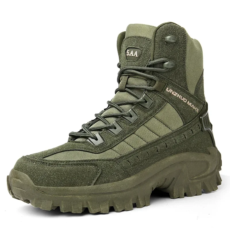 Stivali da uomo Plus Size 39-46 stivali tattici alti forze speciali stivali da deserto stivali da trekking da campo da uomo Botas Botines Zapatos