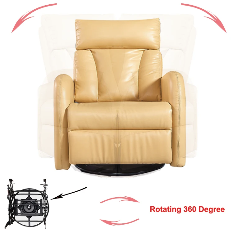 promotion cheap custom conference small recliner chair with foot rest leather single modern home