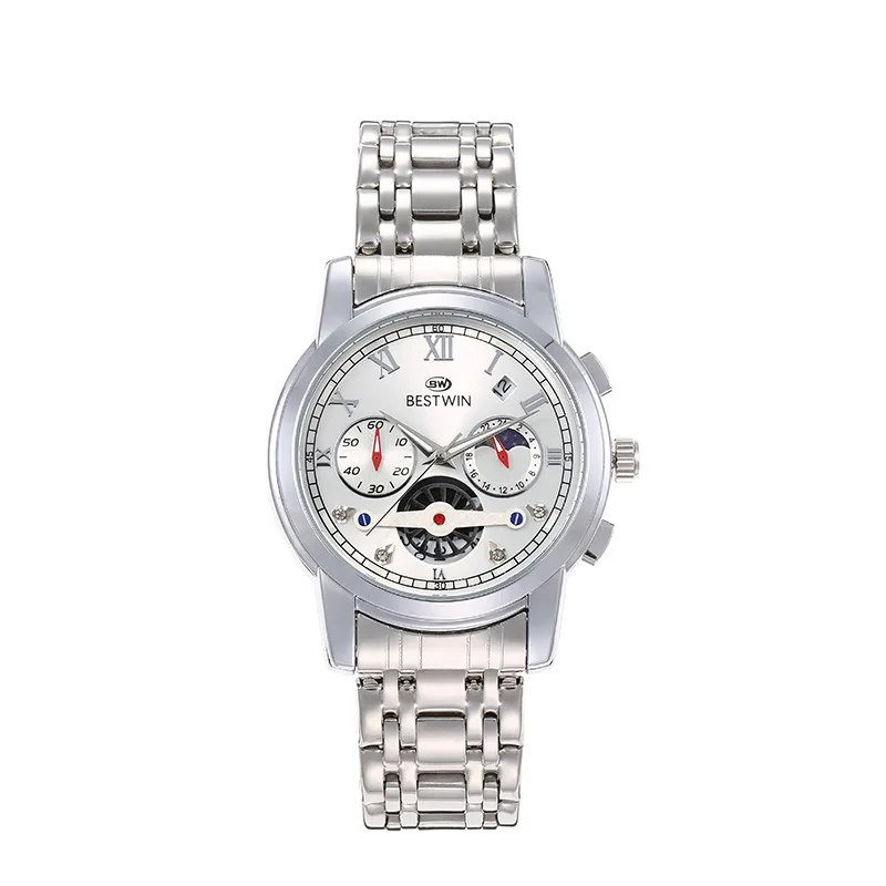 

Мужские часы, мужские светящиеся стальные ремни, маленькие трехконтактные модные водонепроницаемые кварцевые мужские часы