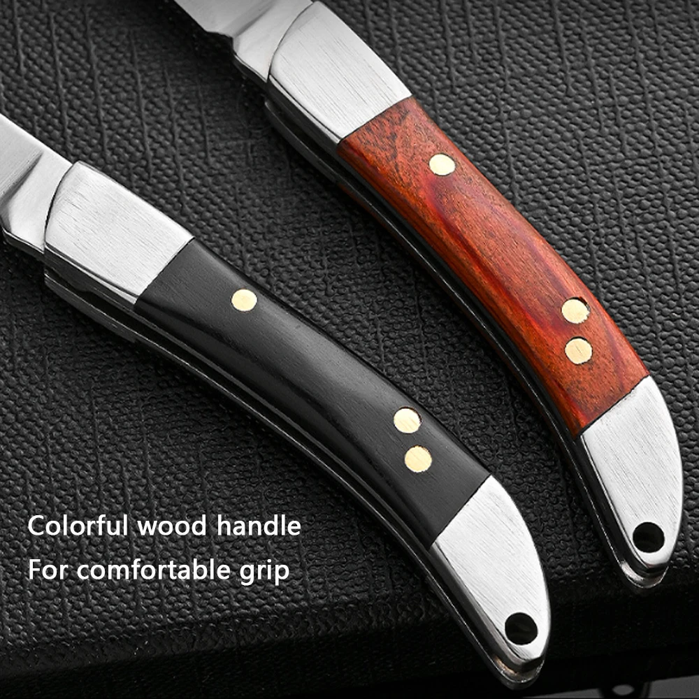 Vintage Curved Wood Handle Fol - огляд і ціна Vintage Collectible Knife