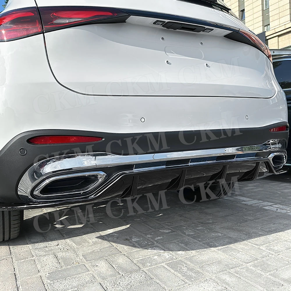 Rear Bumper Diffuser Lip Spoiler ABS Car Body Kits Accessories for Mercedes Benz GLC Class X254 GLC260 300 2023+