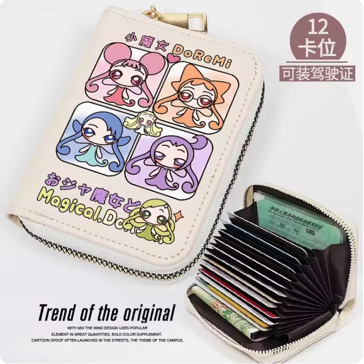 

Anime Magical Doremi Fashion Wallet PU Purse Card Coin Zipper Cash Holder Bag Cosplay Gift B332