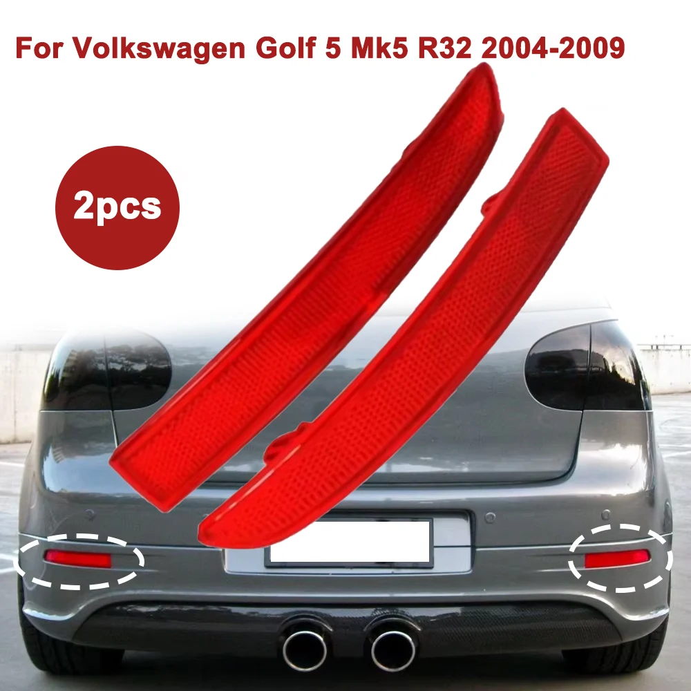 For Volkswagen Golf 5 Mk5 R32 2004-2009 Car Rear Bumper Tail Brake Light Warning Turn Signal Lamp Cover No Bulb 1K6945105A